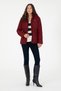 Women's Burgundy Coat 50289581 -Vr014 - 4