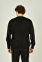 Men's Pocket Detailed V-Neck Wool Cardigan 4490 Black - 4