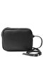 Lady Stylish Elegant Faux Leather Women's Black Shoulder Bag - 3