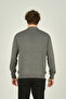 Men's Half Turtleneck Wool Sweater 6091024   Dark Gray - 4