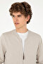 Men's Stone Melange Knitwear Cardigan 50292875-Vr225 - 2