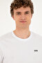 Men's Regular Fit Crew Neck White T-Shirt 50294290-Vr013 - 2