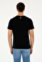 Men's Regular Fit Crew Neck Black T-Shirt 50294329-VR046 - 5