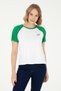 Women's Green Crew Neck T-Shirt 50294759-Vr020
