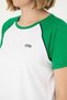 Women's Green Crew Neck T-Shirt 50294759-Vr020 - 7