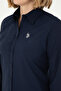 Women's Navy Blue Long Sleeve Basic Shirt 50295640 -Vr033 - 7