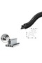 Pimapen PVC Door Window Replacement Wick Gasket 75 Meters Black