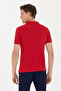 Men's Red Basic Polo Neck T-Shirt 50263238-Vr030 - 5