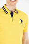 Men's Dark Yellow Basic Polo Neck T-Shirt 50263001 -Vr094 - 7