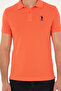 Men's Slim Fit Polo Neck Pomegranate Flower Basic T-Shirt 50279613-Vr039 - 6
