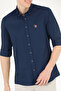 Men's Navy Blue Long Sleeve Basic Shirt 50263099 -Vr033 - 6
