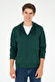 Men's Dark Green Knitted Cardigan 50295147-Vr079