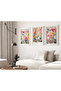 Framed Painting Set, Modern Painting, 3 Piece Painting