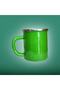 Enamel Mug Camper Cup Retro Mug 350 ml 8cm Green - 6