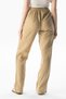 Muslin Lace-Up Waist Double Pocket Women's Summer Trousers Mink Vzn - 2