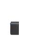 Cengiz Pakel Unisex Genuine Leather Zippered Card Holder – 2512Ds – Black/Parliament - 4