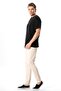 Men's Summer T-Shirt - Halicarnassus, Short Sleeve, Violet Button Detail, Black Syh - 6
