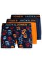JACBONE SKULL TRUNKS 3 PACK Navy