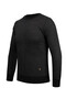 Men's Crew Neck Knitwear Black Sweater Patterned Steel Knit Regular Fit -5013C - 3