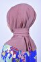 Women's Hijab Snap Bonnet Sandy Hijab Neck Collar Bonnet Dried Rose - 2