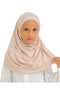 Children's Ready-To-Wear Headscarf Shawl Turban Viscose - Beige - 6
