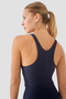 Jane Medium Supported Navy Blue Sports Bustier - 3