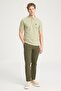 Regular Fit Regular Cut Polo Collar 100% Cotton Island Tea T-Shirt - 3