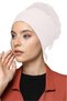 Women's Jersey Ruffled Prayer Bonnet with Sleeves, White, Set of 2 - 2