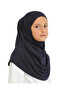 Children's Ready-To-Wear Headscarf Shawl Turban Viscose - Navy Blue