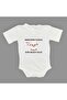 The Joy of Mother's Lamb Has Arrived Printed Baby Bodysuit with Snap Fasteners White