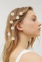 Women's 10-Piece Daisy Model Medium Size Hair Ornament Hairpin Hair Bead