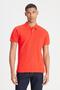 Regular Fit Normal Cut 100% Cotton Polo Neck Coral T-Shirt - 5