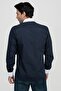 Men's Shirts Long Sleeve Button-Down Collar Breathable Easy-Iron Four Seasons Casual Shirt - 2