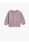 Baby Girl Lilac Sweatshirt 3WMG10075AK