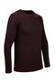 Men's Crew Neck Knitwear Burgundy Sweater Patterned Steel Knit Classic Fit - 5015C - 2