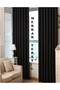 1.Quality Luxury Black Blackout Fund Blackout Curtain-One Piece Without Pleats-Enxboy