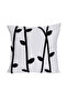 Bohemian Style Black Branch and Leaves Pattern Punch Throw Pillow Cover Throw Pillow11 - 4