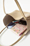 Women's Makeup Bag with Magnet Closure Hand and Women's Shoulder Bag - 4