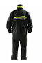 Men's Motorcyclist Courier Waterproof Raincoat Set - Black - 5