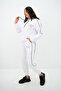 Women's Large Size Accessory Snap Detailed Tracksuit Set 8144-25 - 3