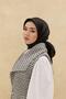 وشاح أسود لامع عادي - 3