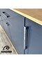 Nergis Chrome 224 mm Handle Luxury Country Kitchen Furniture Cabinet Drawer Handle - 4