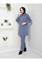 Women's Hooded Sleeve Striped Tracksuit Set