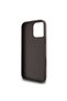 iPhone 16 Pro Max Case Guess Licensed Pu Leather 4g Patterned Metal Large 4g and Text Logo Brown - 4