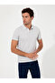 Light Gray Polo Neck T-Shirt 50230523-Vr001 - 3