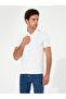 White Polo Neck T-Shirt 50230528-Vr013 - 2