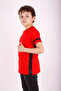 Boy's T-Shirt with Collar and Back Print Detail - 2