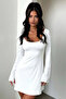 Diver Fabric Spanish Sleeve Dress - 5