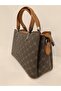 311 Women's Handbag Brown Dotted - 2