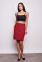 High Waist Above Knee Lycra Cotton Stylish Fabric Pencil Skirt-Tile - 3
